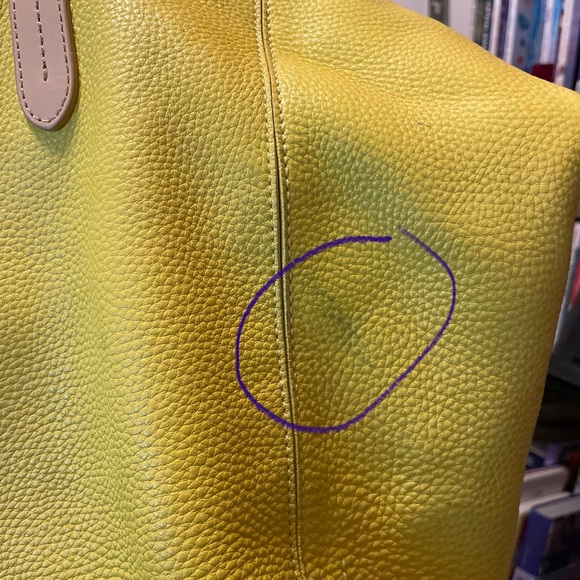 Cole Haan Crosby Tote Yellow - Picture 6 of 6